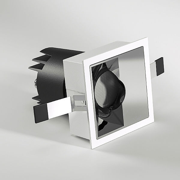 Встраиваемый светильник Inline 25091/LED 10W 4000K белый/хром