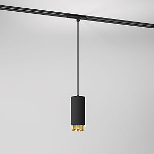 Трековый светильник Nubis Nubis GU10 чёрный/золото (85021/01) однофазный