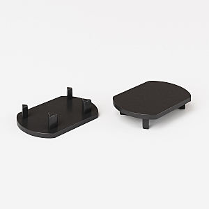 Заглушка Slim Magnetic Slim Magnetic Заглушка для шинопровода Round (черный) (2шт) 85134/00