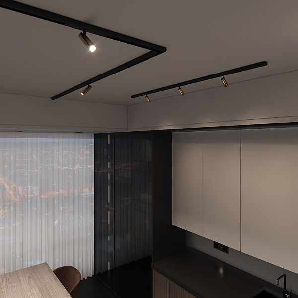 Заглушка Slim Magnetic Slim Magnetic Заглушка для шинопровода Round (черный) (2шт) 85134/00