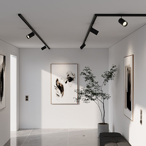 Заглушка Slim Magnetic Slim Magnetic Заглушка для шинопровода Round (черный) (2шт) 85134/00