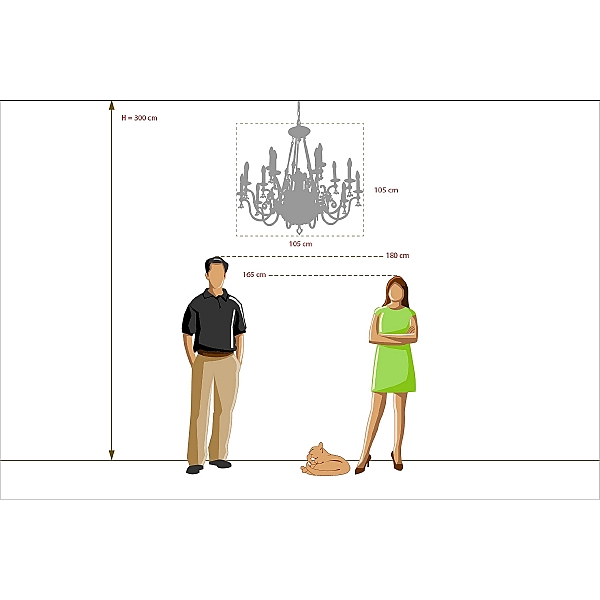Подвесная люстра Chiaro Габриэль 491012315