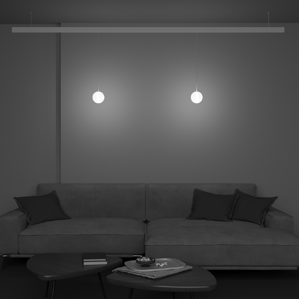 Трековый светильник Luna Exility TR039-4-5W3K-WW-DS-W