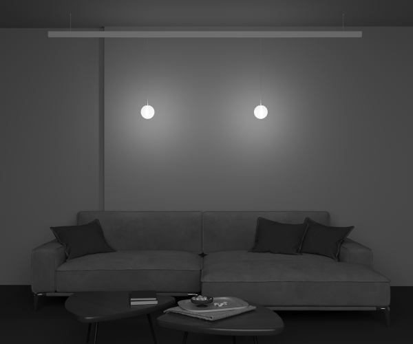 Трековый светильник Luna Exility TR039-4-5W3K-WW-DS-W