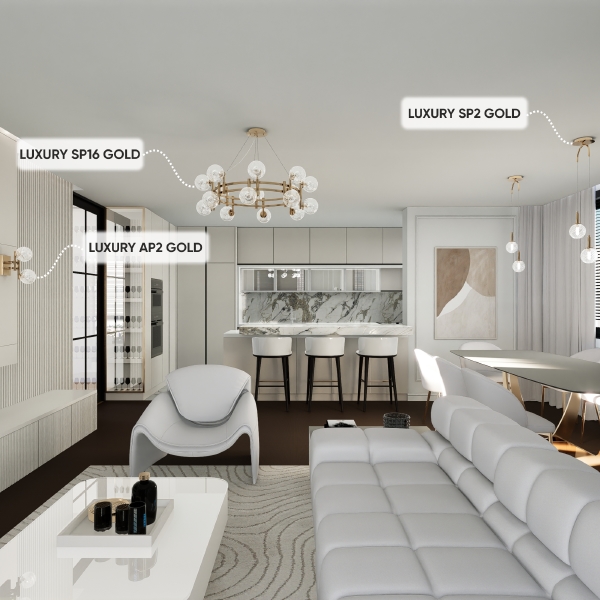 Подвесная люстра Luxury LUXURY SP16 GOLD