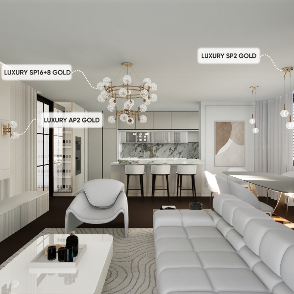 Светильник подвесной Luxury LUXURY SP2 GOLD