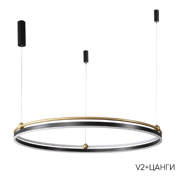Подвесная люстра Fernando FERNANDO SP88W LED BLACK/GOLD