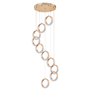 Люстра каскадная Montana A7777SP-10GO