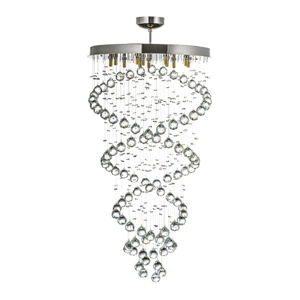 Люстра каскадная Tesoro Nickel Tesoro H 1.4.55.105 N