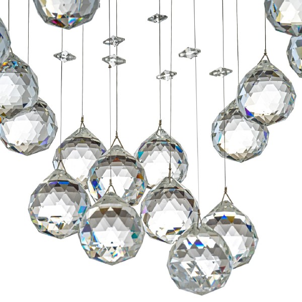 Люстра каскадная Tesoro Nickel Tesoro H 1.4.55.105 N