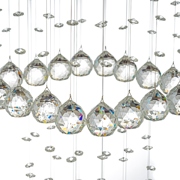 Люстра каскадная Tesoro Nickel Tesoro H 1.4.50.107 N