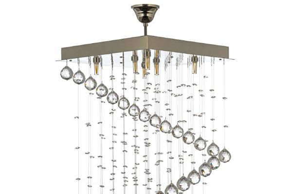 Люстра каскадная Tesoro Nickel Tesoro H 1.4.40.105 N