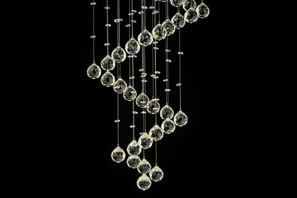 Люстра каскадная Tesoro Nickel Tesoro H 1.4.40.105 N