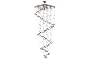 Люстра каскадная Tesoro Nickel Tesoro H 1.4.40.105 N