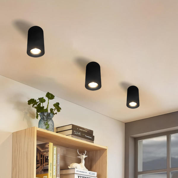 Накладной светильник Tictac 10220 Black 3000K