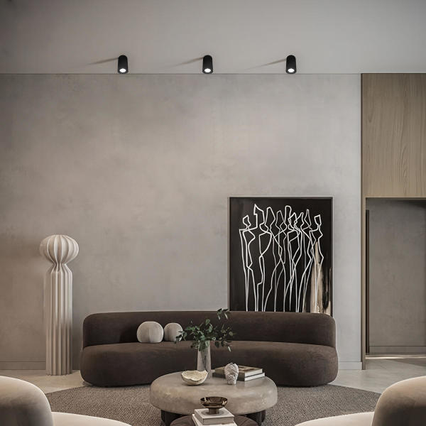 Накладной светильник Tictac 10220 Black 4000K