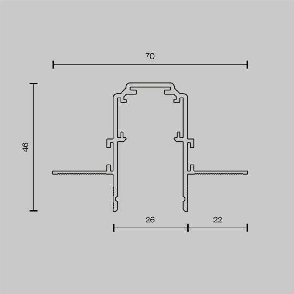 Шинопровод Exility TRX034-422.12W