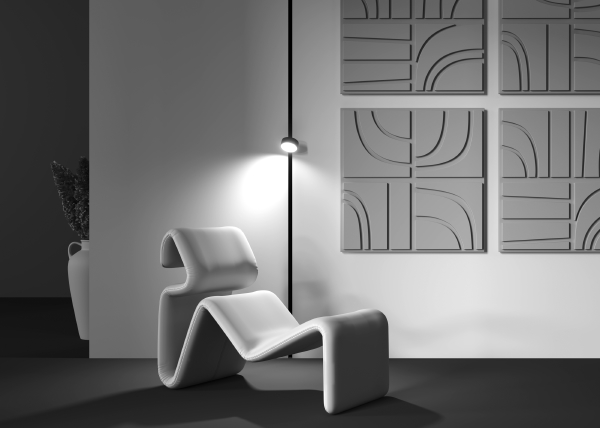 Трековый светильник Rado Exility TR040-4-18WTW-DD-B