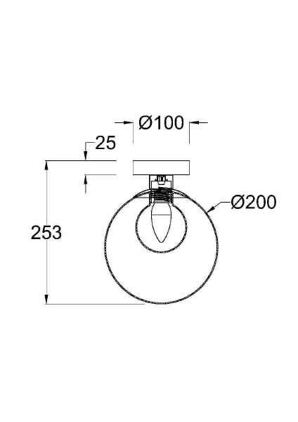 Настенное бра Basic form MOD521WL-01G3