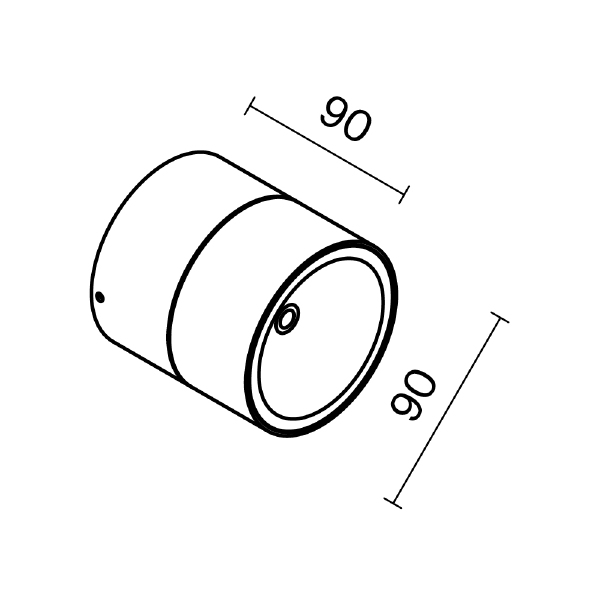 Накладной светильник Spin O310CL-L7GF3K