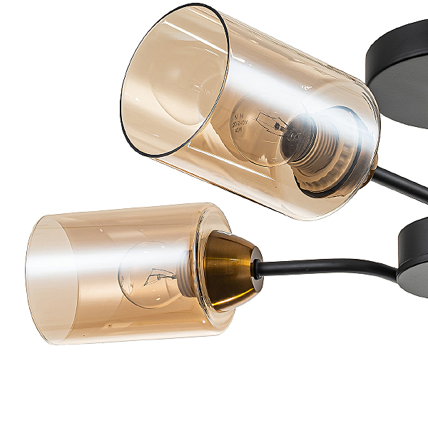 Потолочная люстра Vertigo 1131/4P Black/Gold