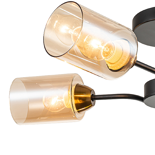 Потолочная люстра Vertigo 1131/4P Black/Gold