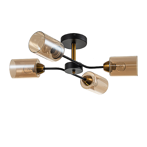 Потолочная люстра Vertigo 1131/4P Black/Gold