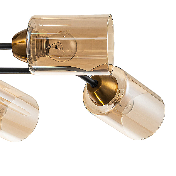 Потолочная люстра Vertigo 1131/6P Black/Gold