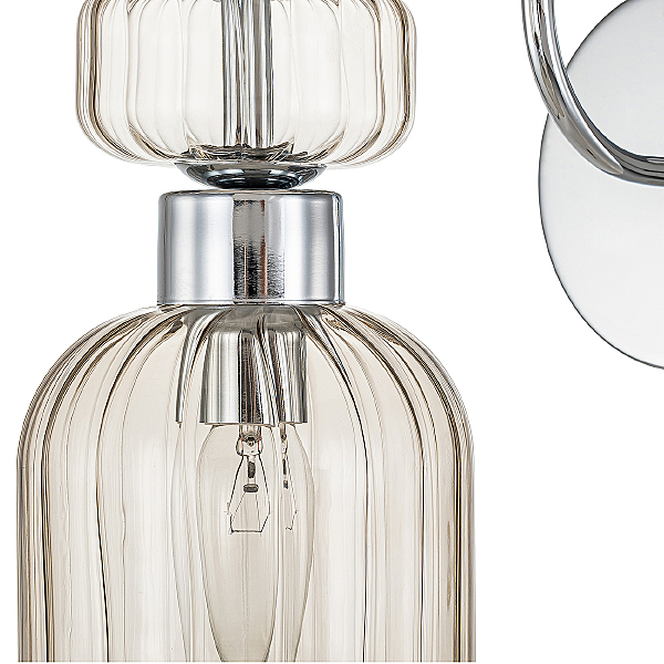 Настенное бра Gloss 1141/1A Chrome/Beige