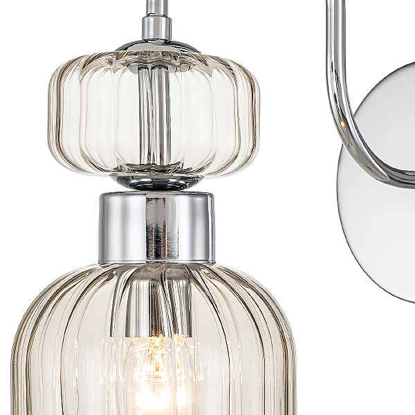 Настенное бра Gloss 1141/1A Chrome/Beige