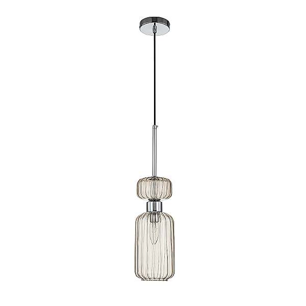 Светильник подвесной Gloss 1141/1S Chrome/Beige