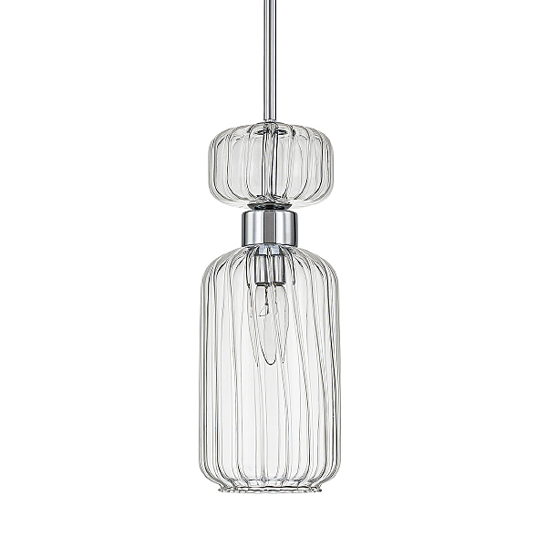 Светильник подвесной Gloss 1141/1S Chrome/Clear