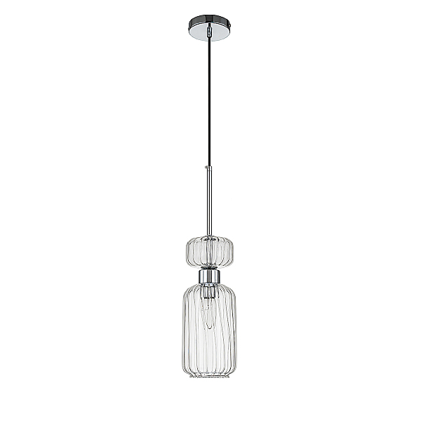 Светильник подвесной Gloss 1141/1S Chrome/Clear