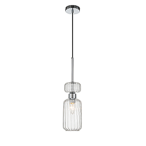 Светильник подвесной Gloss 1141/1S Chrome/Clear