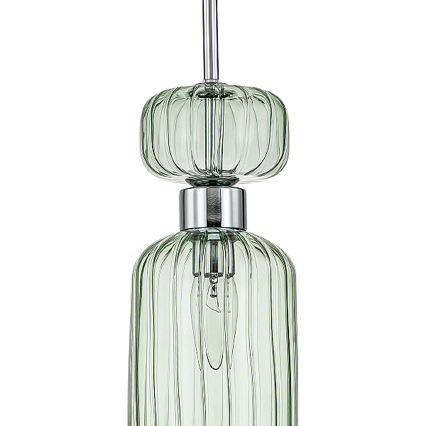 Светильник подвесной Gloss 1141/1S Chrome/Green