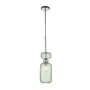 Светильник подвесной Gloss 1141/1S Chrome/Green