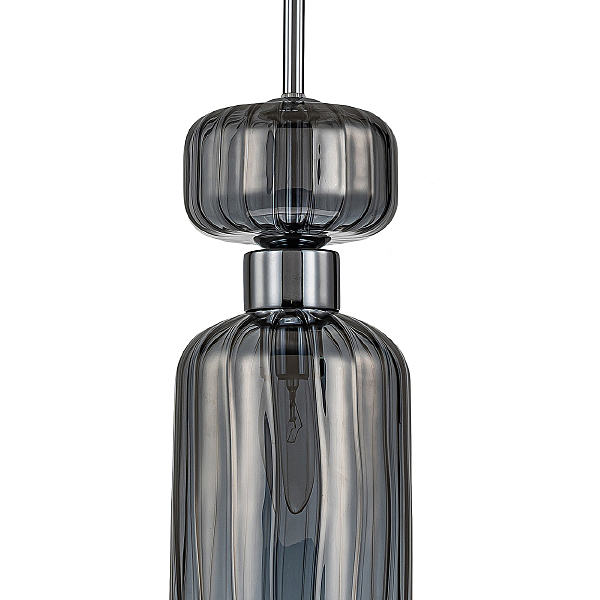 Светильник подвесной Gloss 1141/1S Chrome/Smoke