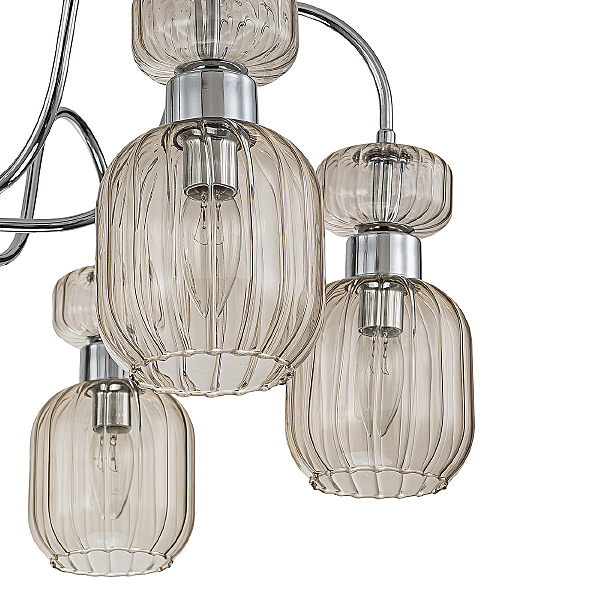 Потолочная люстра Gloss 1141/6PL Chrome/Beige