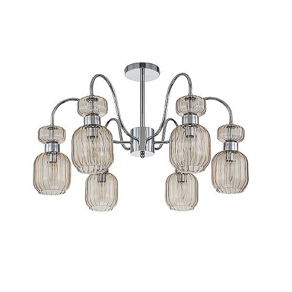 Потолочная люстра Gloss 1141/6PL Chrome/Beige