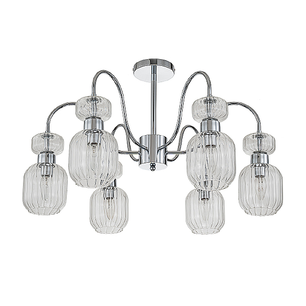 Потолочная люстра Gloss 1141/6PL Chrome/Clear