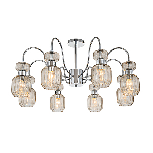 Потолочная люстра Gloss 1141/8PL Chrome/Beige