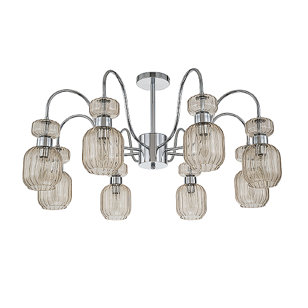 Потолочная люстра Gloss 1141/8PL Chrome/Beige