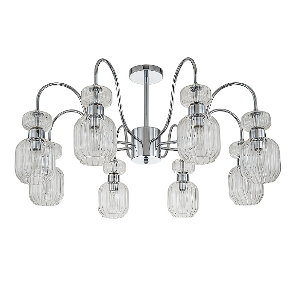 Потолочная люстра Gloss 1141/8PL Chrome/Clear