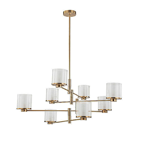 Люстра на штанге Bilancia V000358 13023/8R Brass
