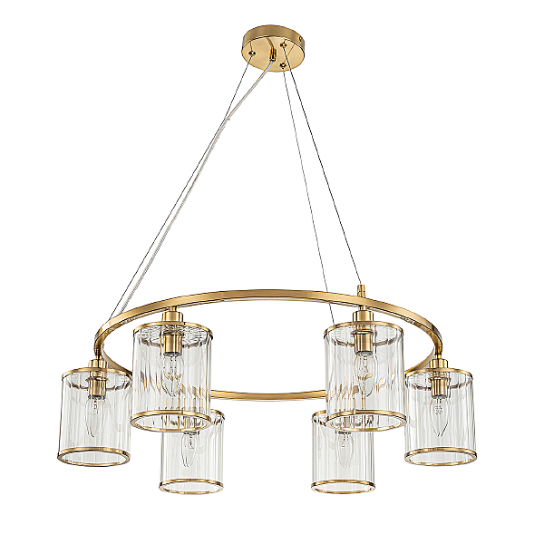 Подвесная люстра Dante V000405 13022/6P Brass