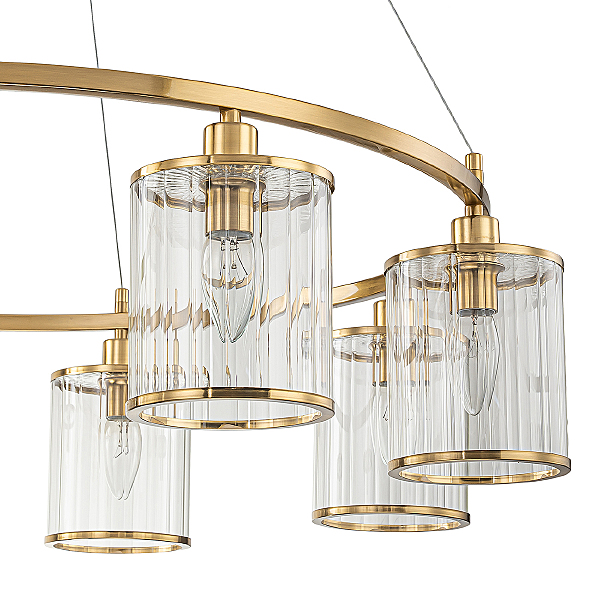 Подвесная люстра Dante V000406 13022/8P Brass