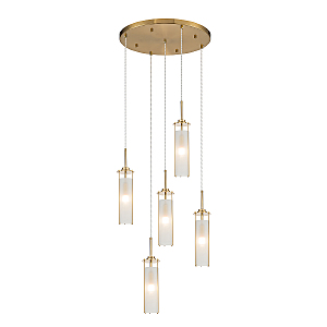 Светильник подвесной Torcia V000417 11038/5PL Brass