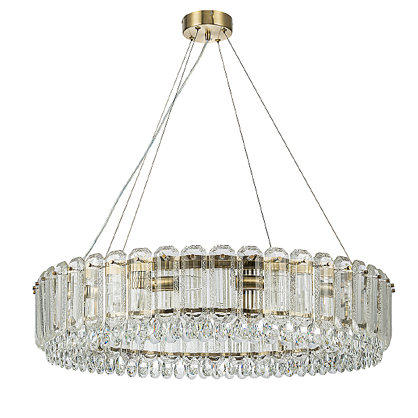 Подвесная люстра Brilliante V000426 12039/12P Brass