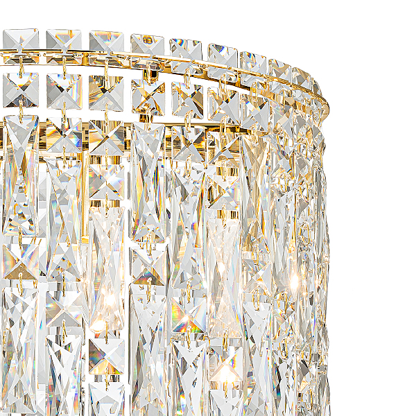 Подвесная люстра Carletti V000443 12041/10P Gold