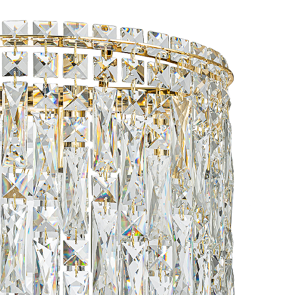 Подвесная люстра Carletti V000443 12041/10P Gold